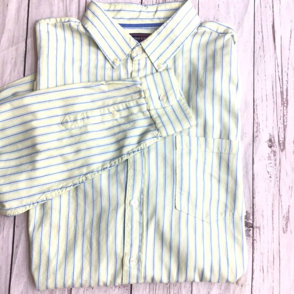 Steve & Barry’s Mens Striped Button Down Shirt XL - Picture 5 of 6